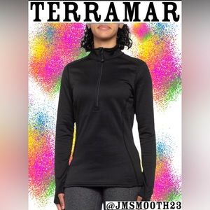 🆕 Terramar Vertix Base Layer Top Black size medium